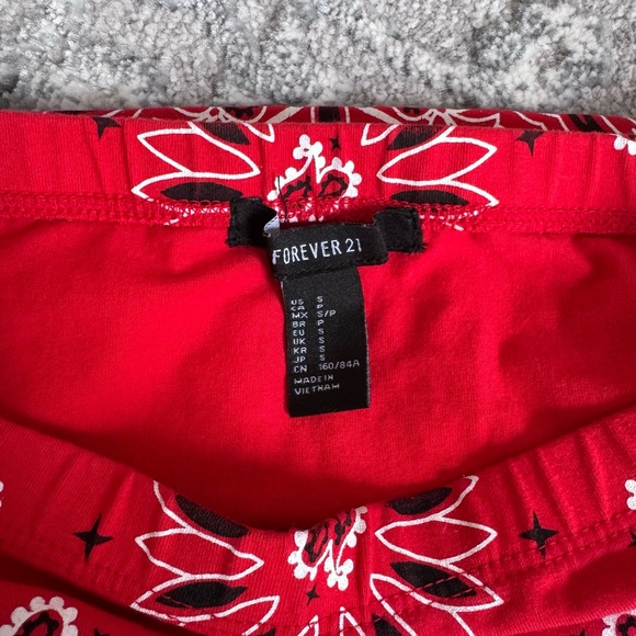 Red Bandana Bandeau Top Size Small - Picture 5 of 5